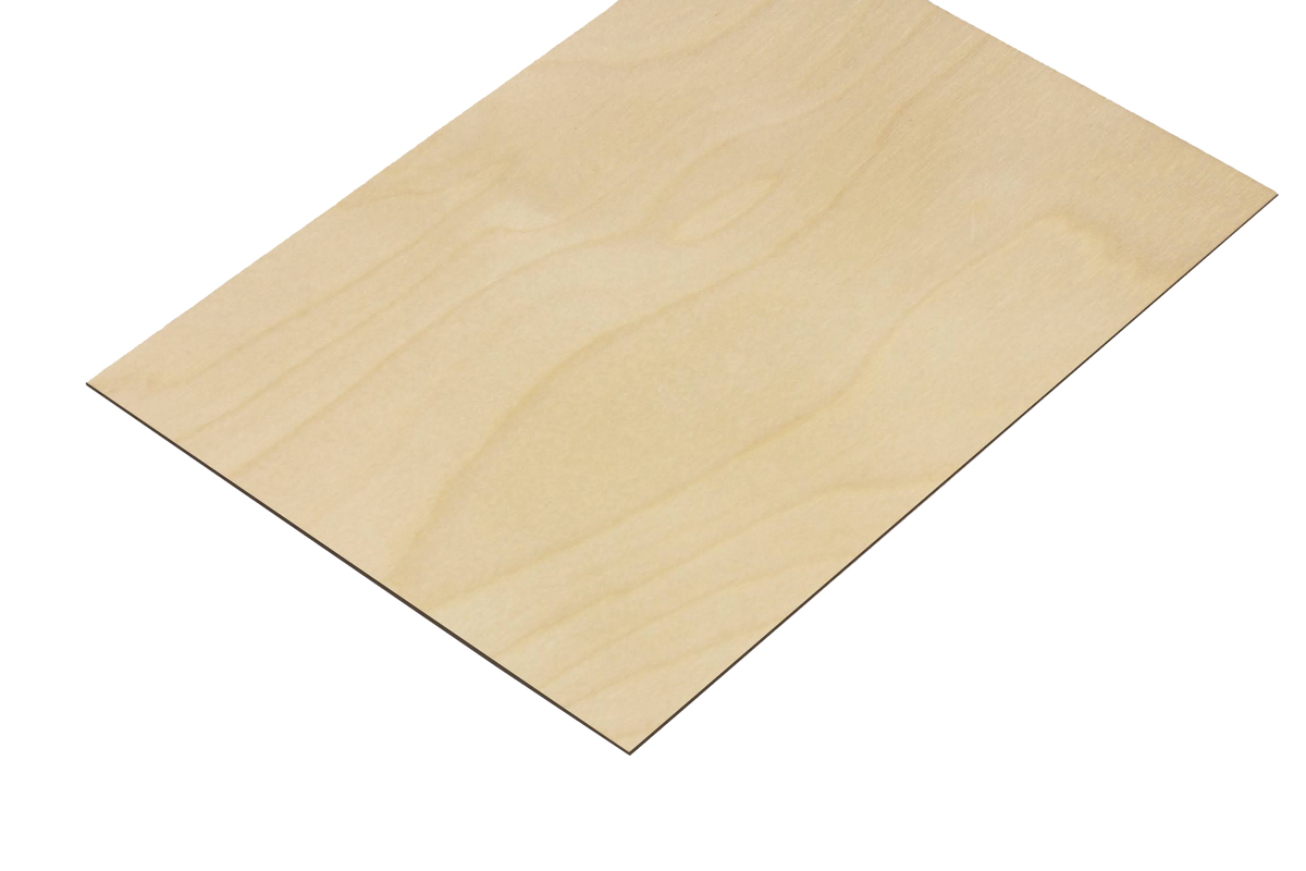 Lasersheets 10 x A4 2mm Contrachapado de abedul | 210 x 297 mm | Pack ahorro | Para corte láser, modelismo, hobby, CNC, pirografía