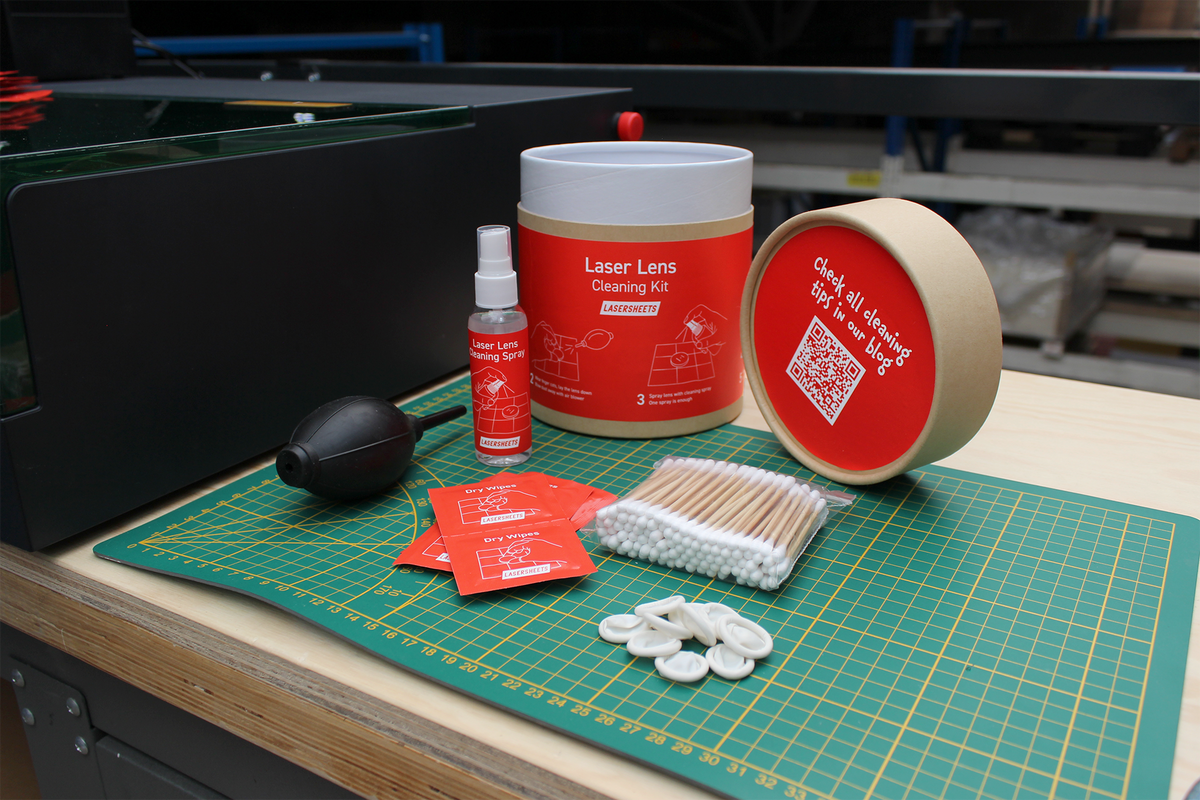 Kit de limpieza de lentes láser