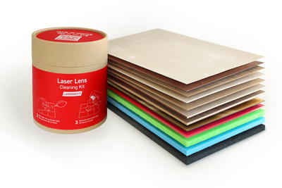 Kit de muestras Lasersheets (CO₂ + Diodo) incluye Kit de Limpieza de Lentes Láser gratis
