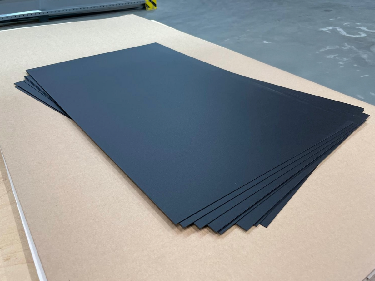 Pack de PP negro de 0,8 mm, 10 planchas de 61 x 37 cm