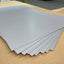 Pack de PP gris de 0,8 mm, 10 planchas de 61 x 37 cm